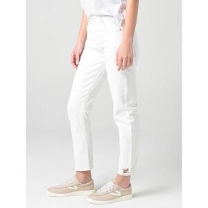 AGOLDE Toni Mid-Rise Straight Leg Jeans White Denim Women 29 Minimalist Capsule